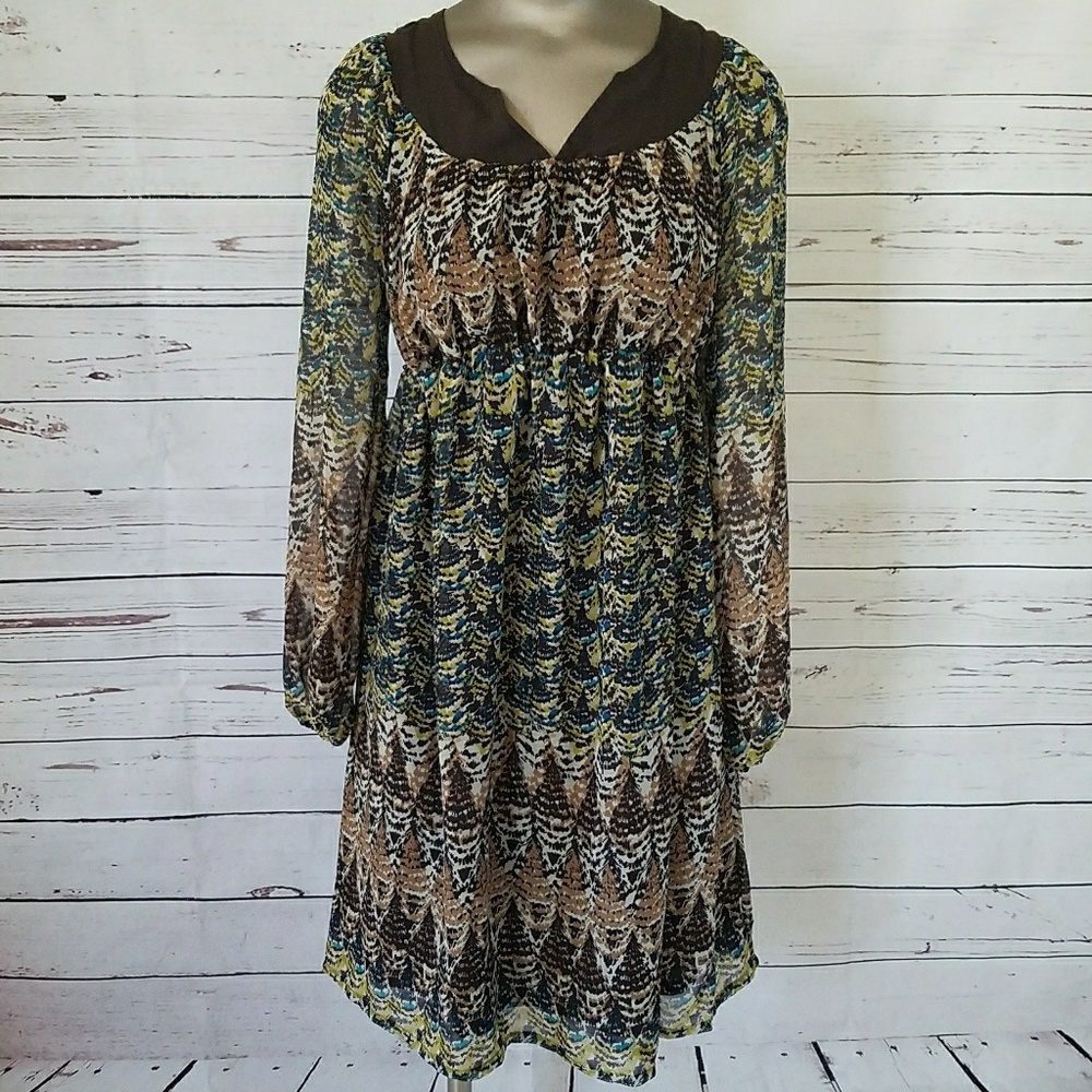 Bohemian Long sleeve Maternity dress